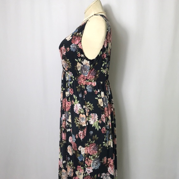 🌻 3/25 🌻 Emerald USA Super Stretch Floral Maxi - Picture 6 of 12